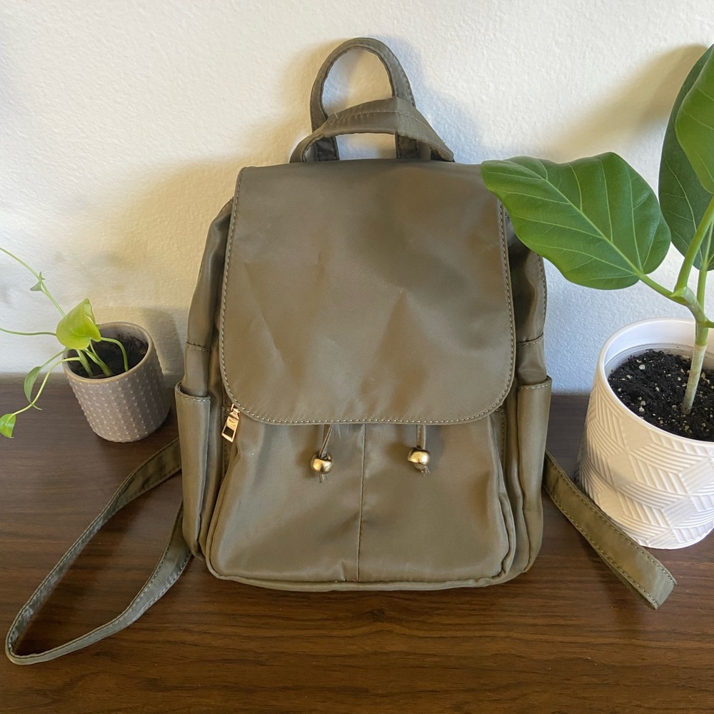 Olive Green Backpack